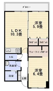シャトード寿【3階】の間取り