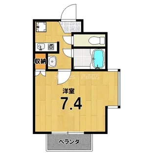 ヴィラ嵐山【3階】の間取り