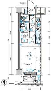 メインステージ浮間公園【6階】の間取り