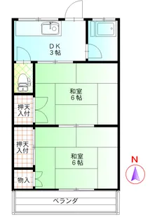 小柳荘【2階】の間取り