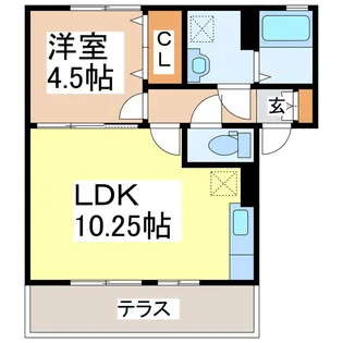 ウィンクルム【1階】の間取り