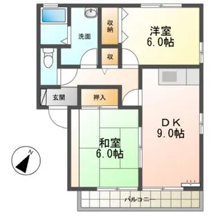 フラワーパーク【2階】の間取り