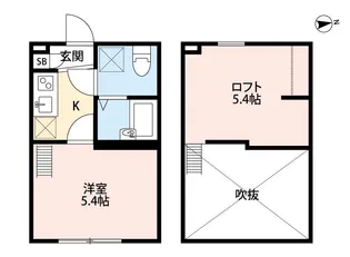レイズ橋本【2階】の間取り