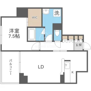 大阪府大阪市福島区大開1【マンション】の間取り