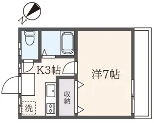東京都八王子市東中野【アパート】の間取り