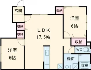 BORONVII【1階】の間取り