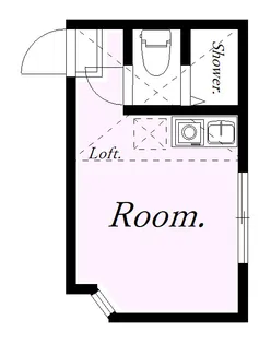 オアシス戸部B【1階】の間取り