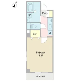 リップル【4階】の間取り