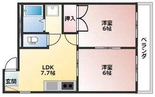 KAWAMAビル【3階】の間取り