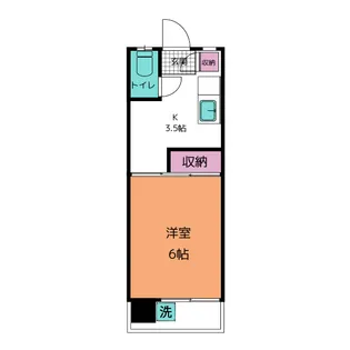 古谷マンション【4階】の間取り