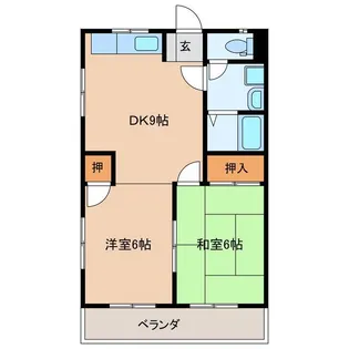 メゾンエトワール【3階】の間取り