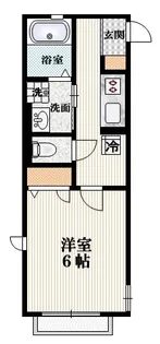 東京都北区豊島2【アパート】の間取り