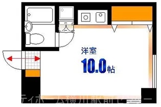 カーサ三篠北町【4階】の間取り