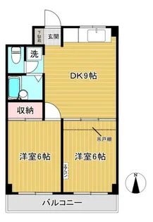 日吉パフィオマンション【1階】の間取り