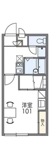 レオパレスChambre S【2階】の間取り