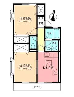 アーバンライフB【1階】の間取り