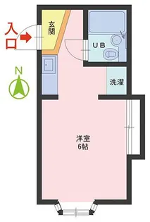 ベルトピア松本B【2階】の間取り