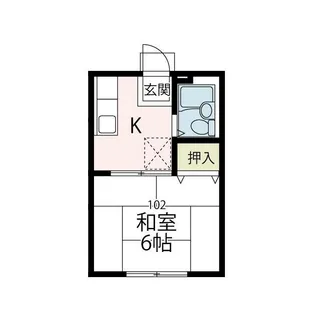 チェリーハイツ【2階】の間取り