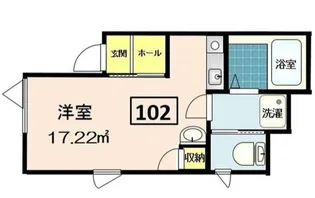 サニープレイス白山【1階】の間取り