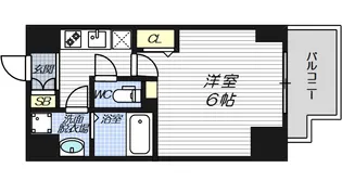 ソルテラスOSAKA塚本【9階】の間取り