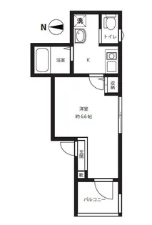 メルディア千鳥【1階】の間取り