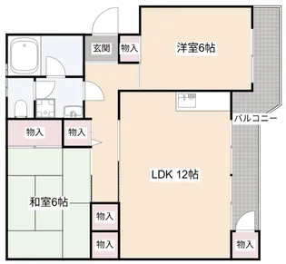 大阪府三島郡島本町青葉3【アパート】の間取り