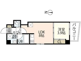 ELETTA吉島【4階】の間取り