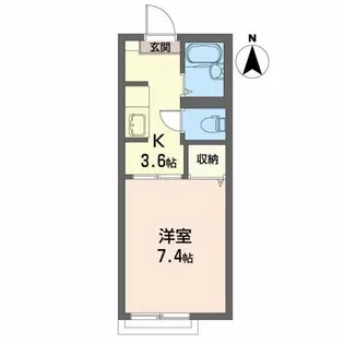 シエル21【2階】の間取り