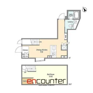 KDXレジデンス吉祥寺【1階】の間取り