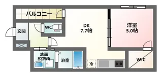 フジパレス中野【2階】の間取り