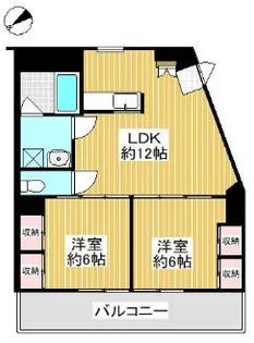 東京都台東区入谷1【マンション】の間取り