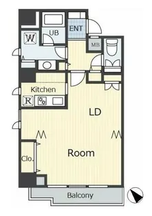 白金アネックス【8階】の間取り