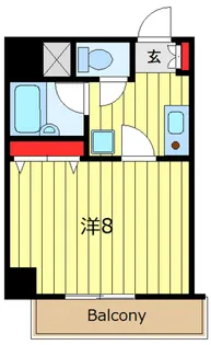 東京都荒川区西日暮里2【マンション】の間取り