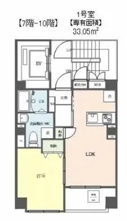S3笹塚【5階】の間取り