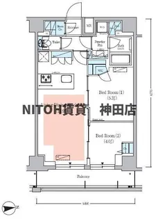 東京都台東区浅草橋5【マンション】の間取り