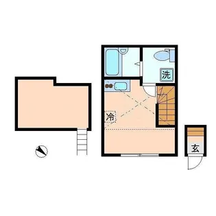 ポモドーロ三軒茶屋【2階】の間取り
