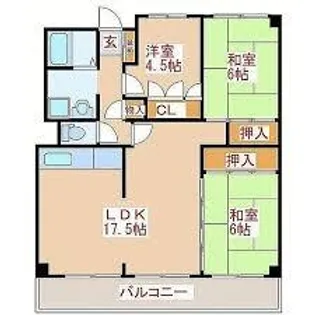 第3久保ビル【2階】の間取り