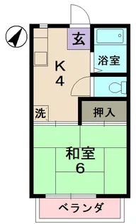 セカンドファミール【2階】の間取り