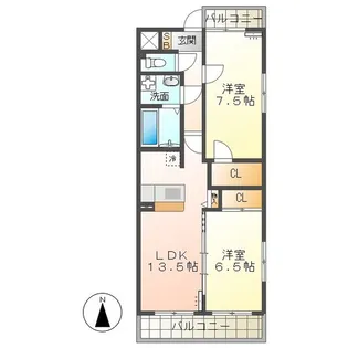 グランドパレス【2階】の間取り