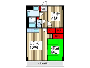 アバンティイスズ【4階】の間取り