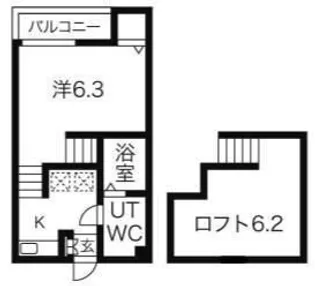 マイライフ北仙台【1階】の間取り