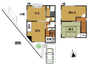 広島県広島市安佐南区伴東2【一戸建】の間取り