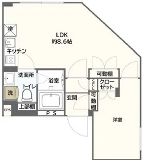 Ludens王子【5階】の間取り