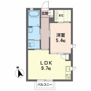 シャーメゾン青柳【1階】の間取り
