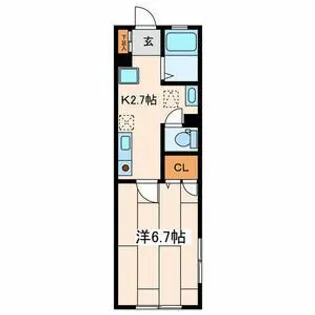 神奈川県横浜市保土ヶ谷区峰沢町【アパート】の間取り