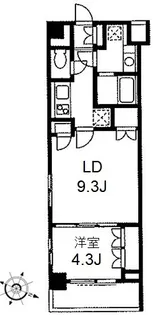 デュオステージ東十条【3階】の間取り