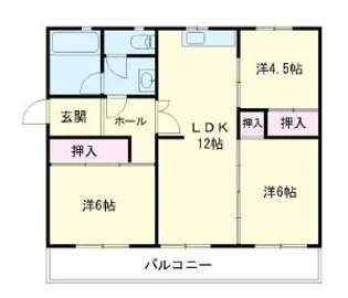 ディモルフォセカ【4階】の間取り