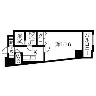 リジェールロワイヤル【2階】の間取り