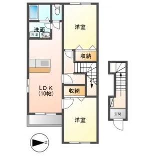 forest【2階】の間取り