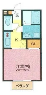埼玉県さいたま市浦和区前地1【アパート】の間取り